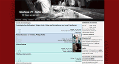 Desktop Screenshot of glashaus.org